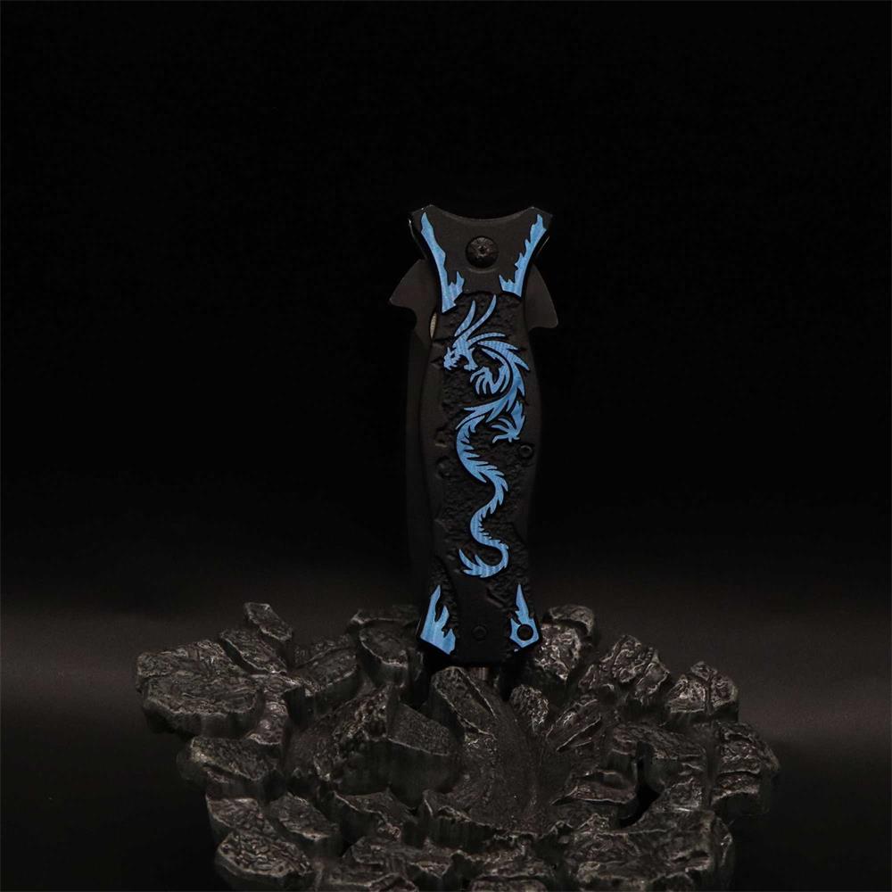 Dragon Totem Skeleton Folding Knife - Tophatter Daily Deals