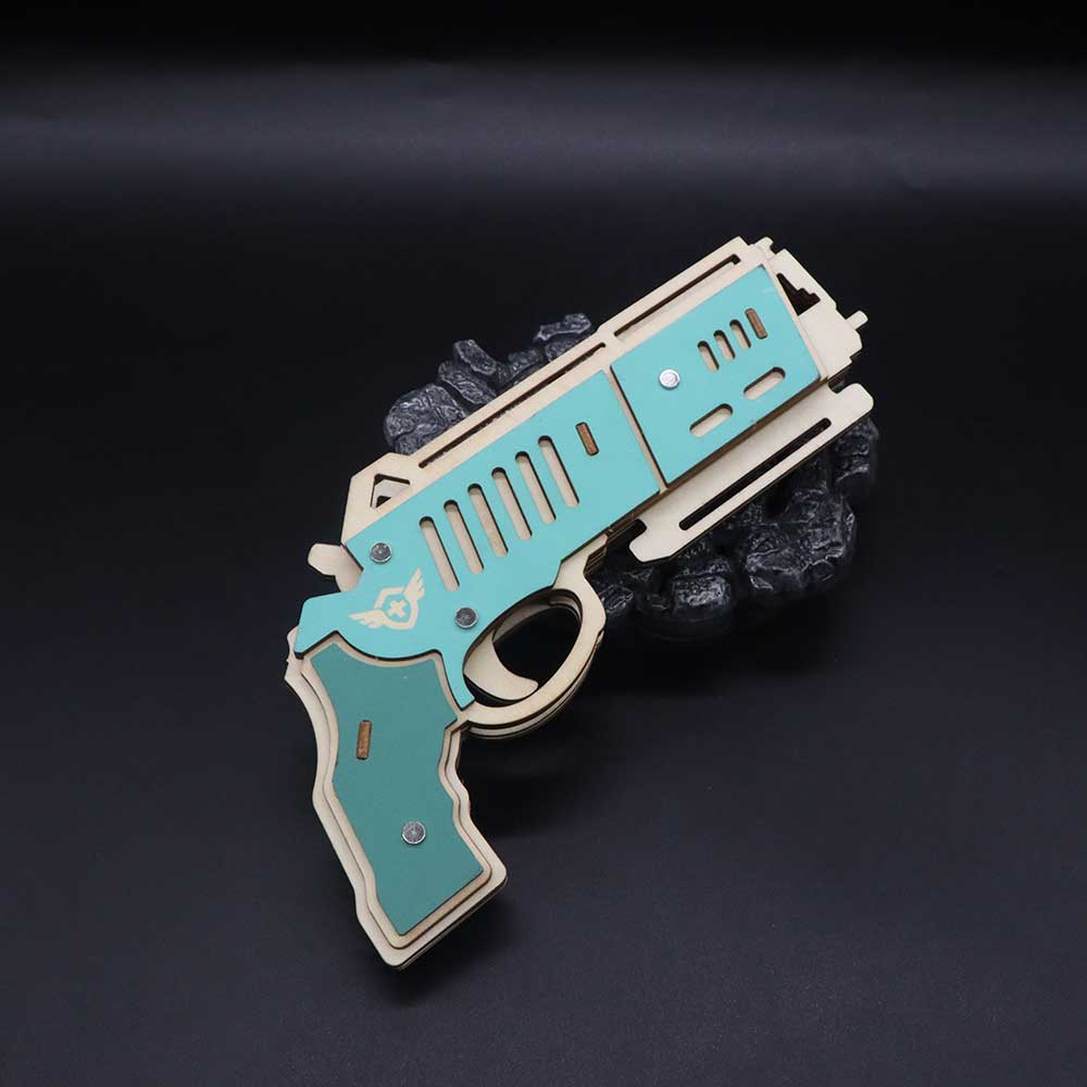 Hunting Eagle 3D Wooden Rubber Band Gun Model Kit - Tophatter Daily Deals