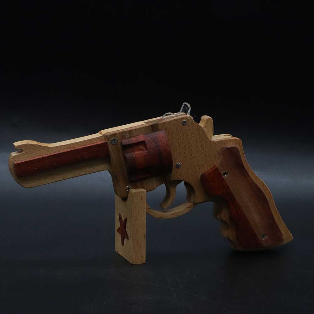 S&W 625 Revolver Rubber Band Gun Wooden Model - Tophatter Daily Deals