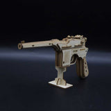 Mauser Military Pistol Wooden Model Pistol 3D Puzzle - Tophatter Daily Deals