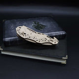 3D Folding Knife Puzzle Wooden Model Kit - Tophatter Daily Deals