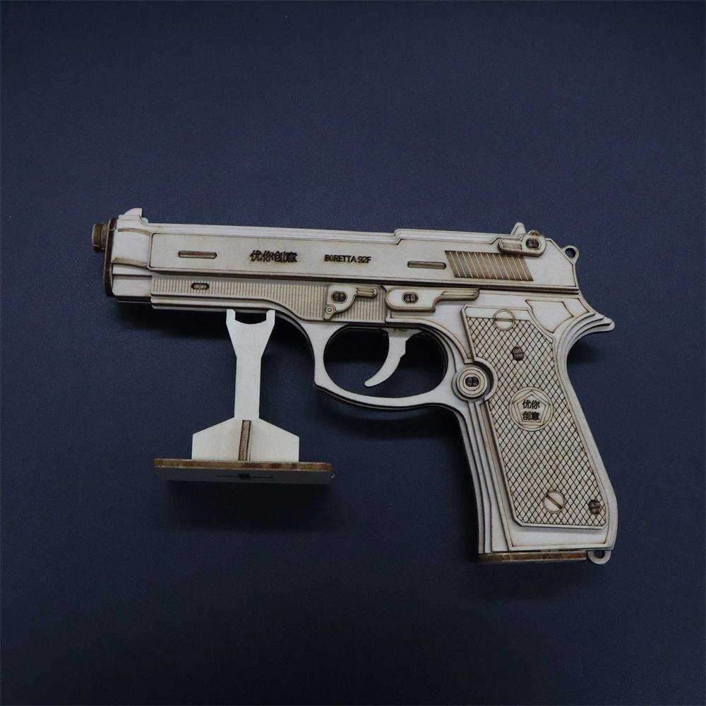 Beretta M92F Wooden Model Pistol - Tophatter Daily Deals