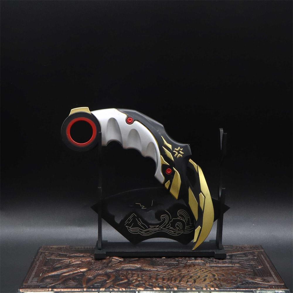 2-Layer Wooden Landscape Pattern Weapon Display Holder - Tophatter Daily Deals