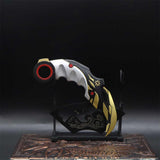 2-Layer Wooden Landscape Pattern Weapon Display Holder - Tophatter Daily Deals