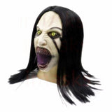 Glowing Latex Horror Mask Nun Hood Halloween Party 2025 13color 3D Changing Face Moving Picture Frame - Tophatter Daily Deals