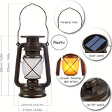 Solar Vintage Horse Lantern (2PCS) Lamps - Tophatter Daily Deals