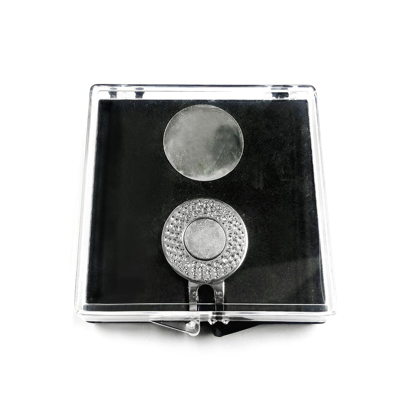 Acrylic Transparent Mark Coin Fork Cap Clip Set Gift Box 0 - Tophatter Daily Deals
