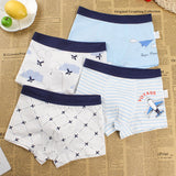 Boys Cartoon Cotton Boxer Shorts Suit Airplane travel 0 - Tophatter Daily Deals