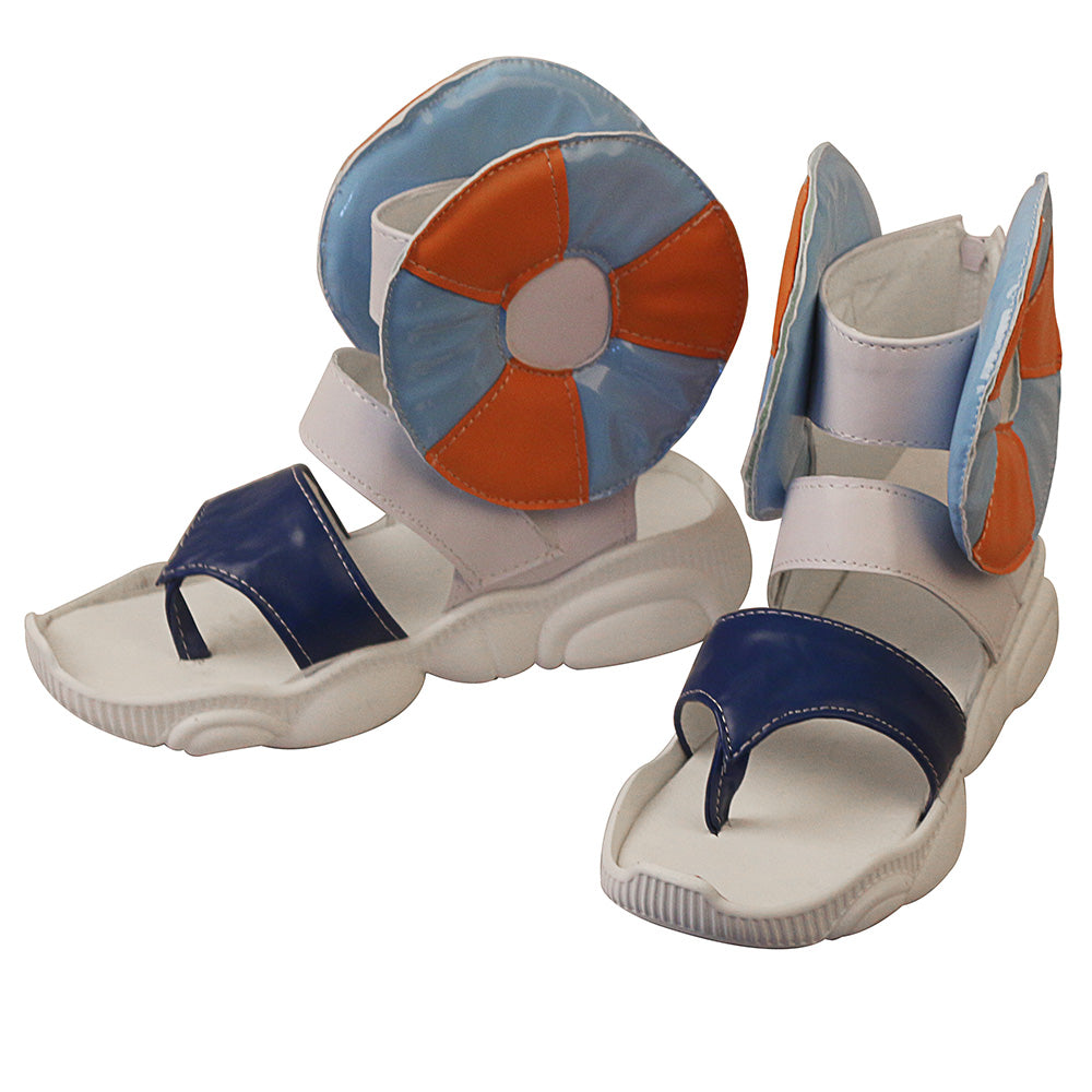 Pokemon Sword And Shield Nessa Blue White Cosplay Shoes 鞋子 - Tophatter Daily Deals