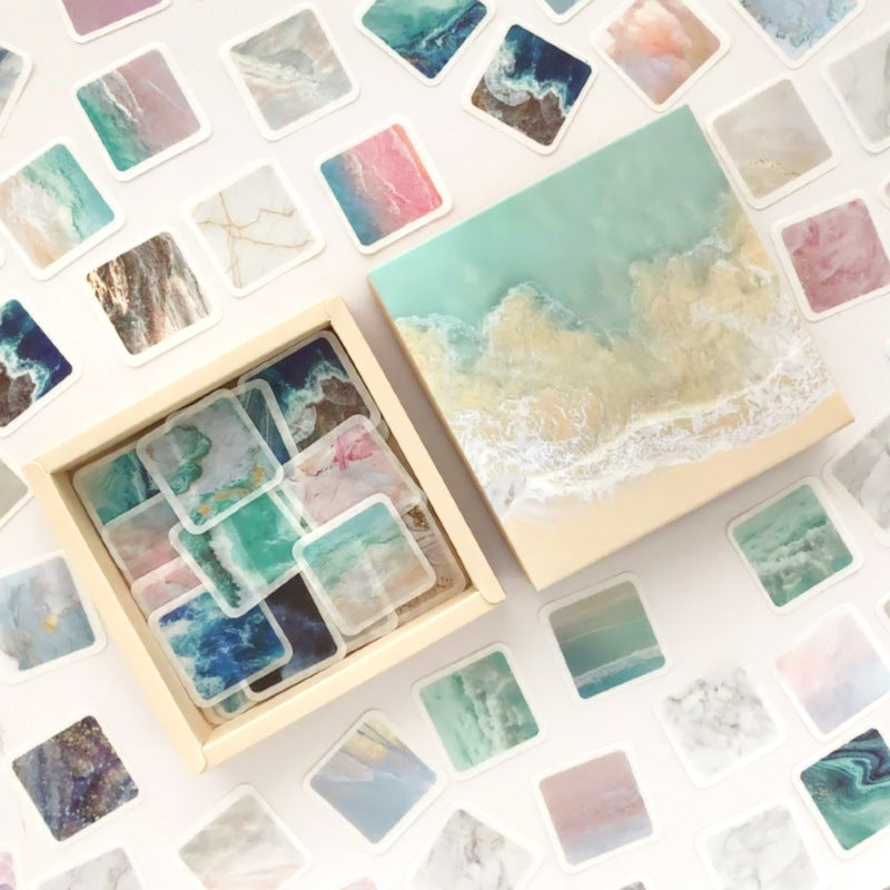 200 Pc Box Set Washi Paper Stickers Stationery Diary Decoration Izumo 0 - Tophatter Daily Deals