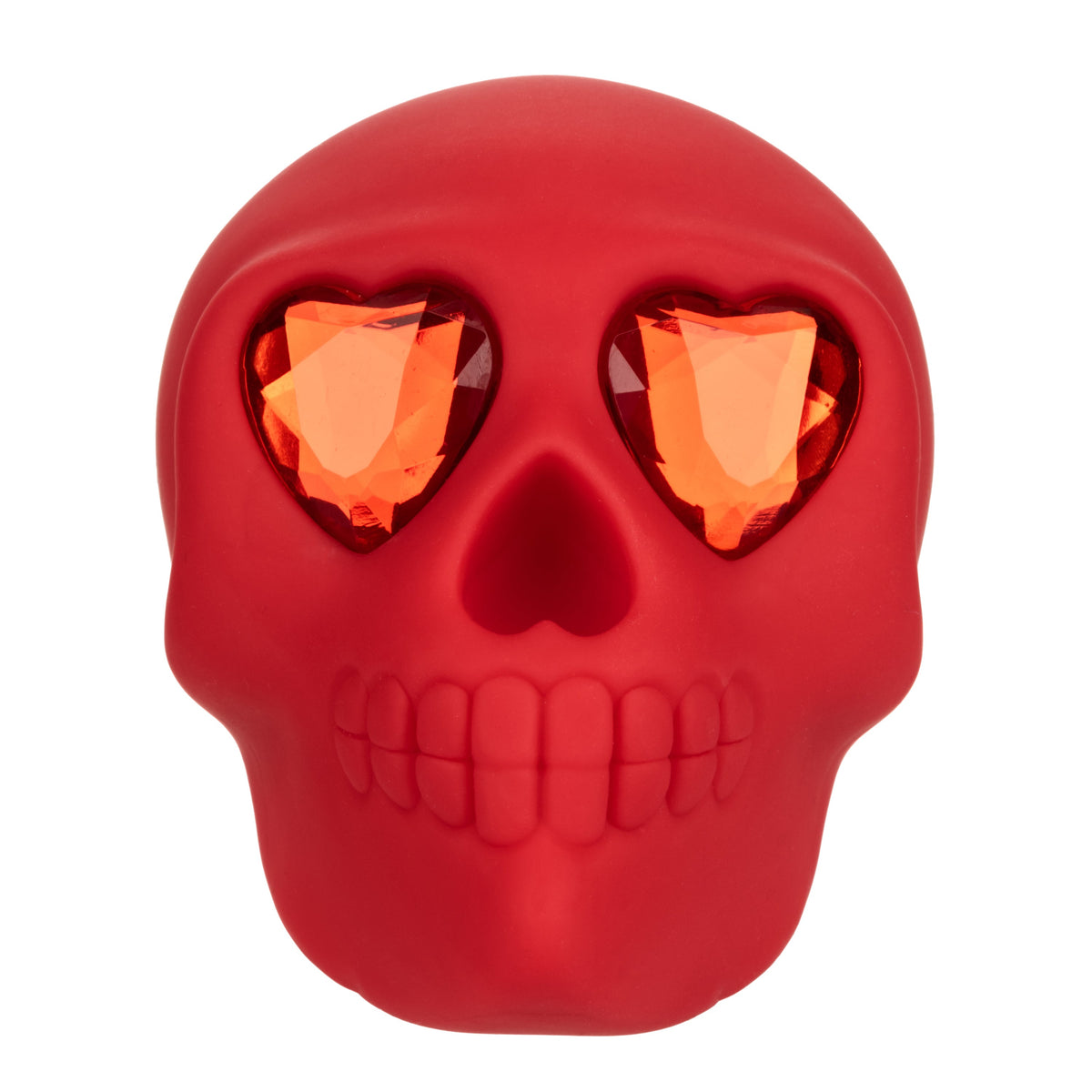 Naughty Bits Bone Head Handheld Massager Red Silicone with 10 Vibration Functions Waterproof Rechargeable > Vibrators > Standard Vibrators - Tophatter Daily Deals