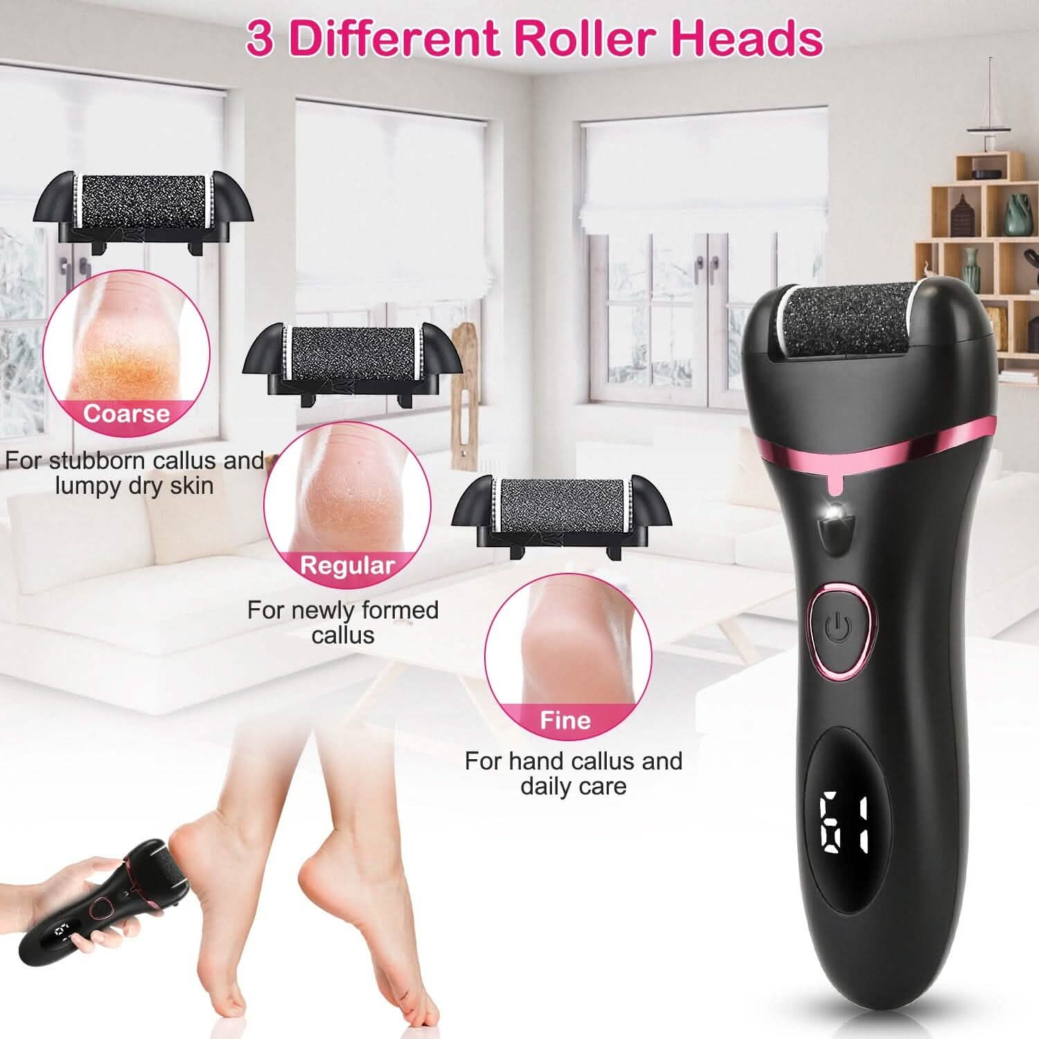 18-in-1 Electric Foot Callus Remover Tool Beauty & Personal Care - Tophatter Daily Deals