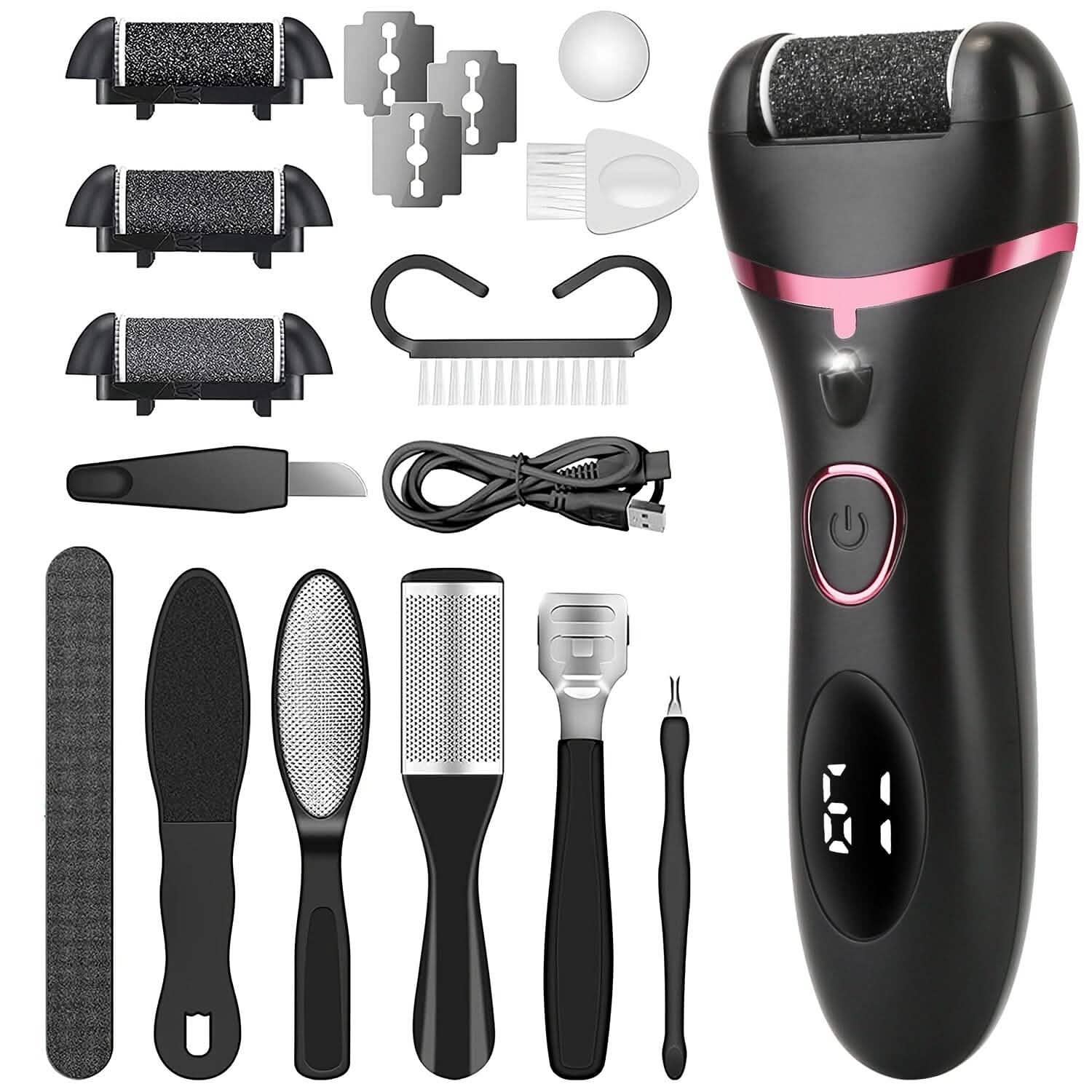 18-in-1 Electric Foot Callus Remover Tool Beauty & Personal Care - Tophatter Daily Deals