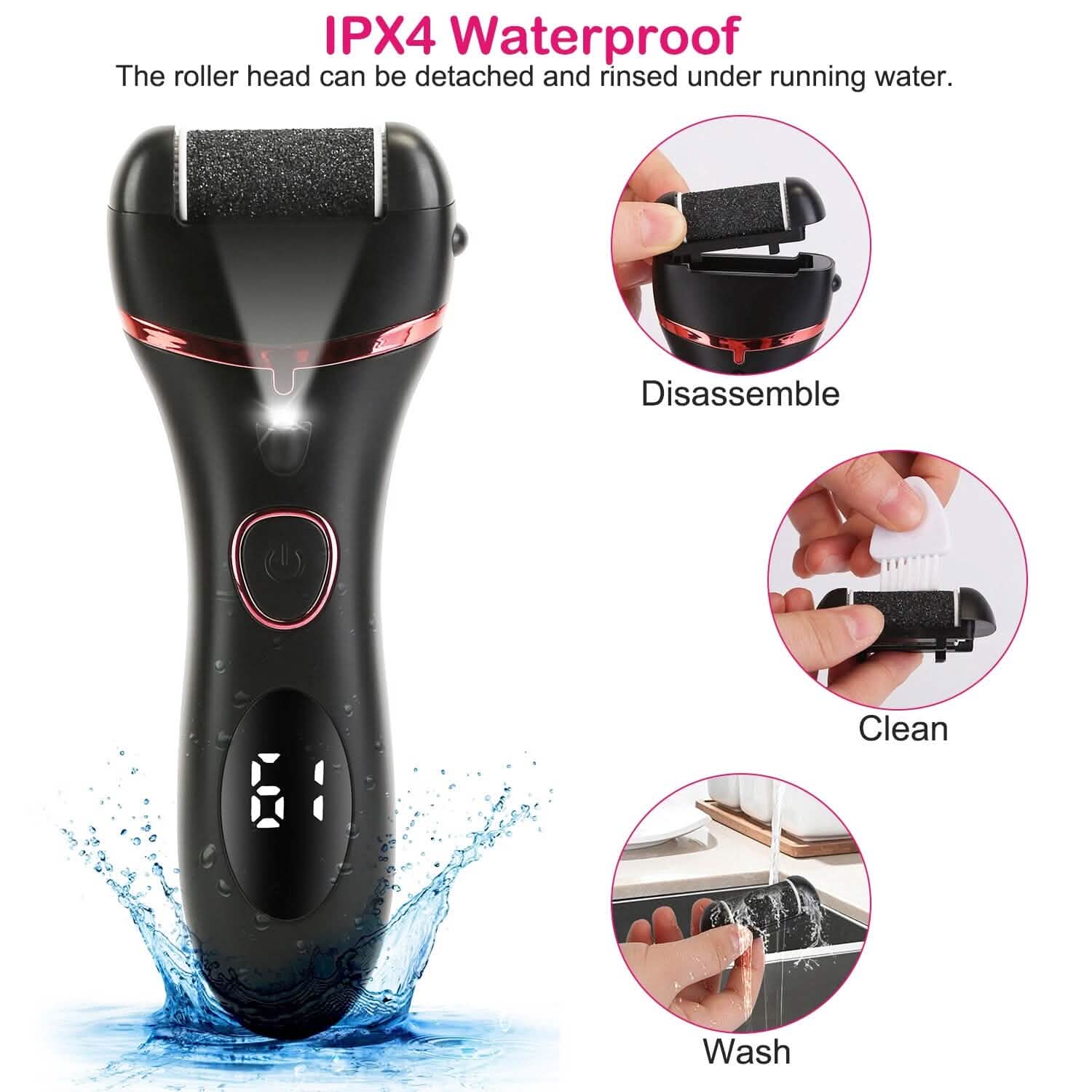 18-in-1 Electric Foot Callus Remover Tool Beauty & Personal Care - Tophatter Daily Deals