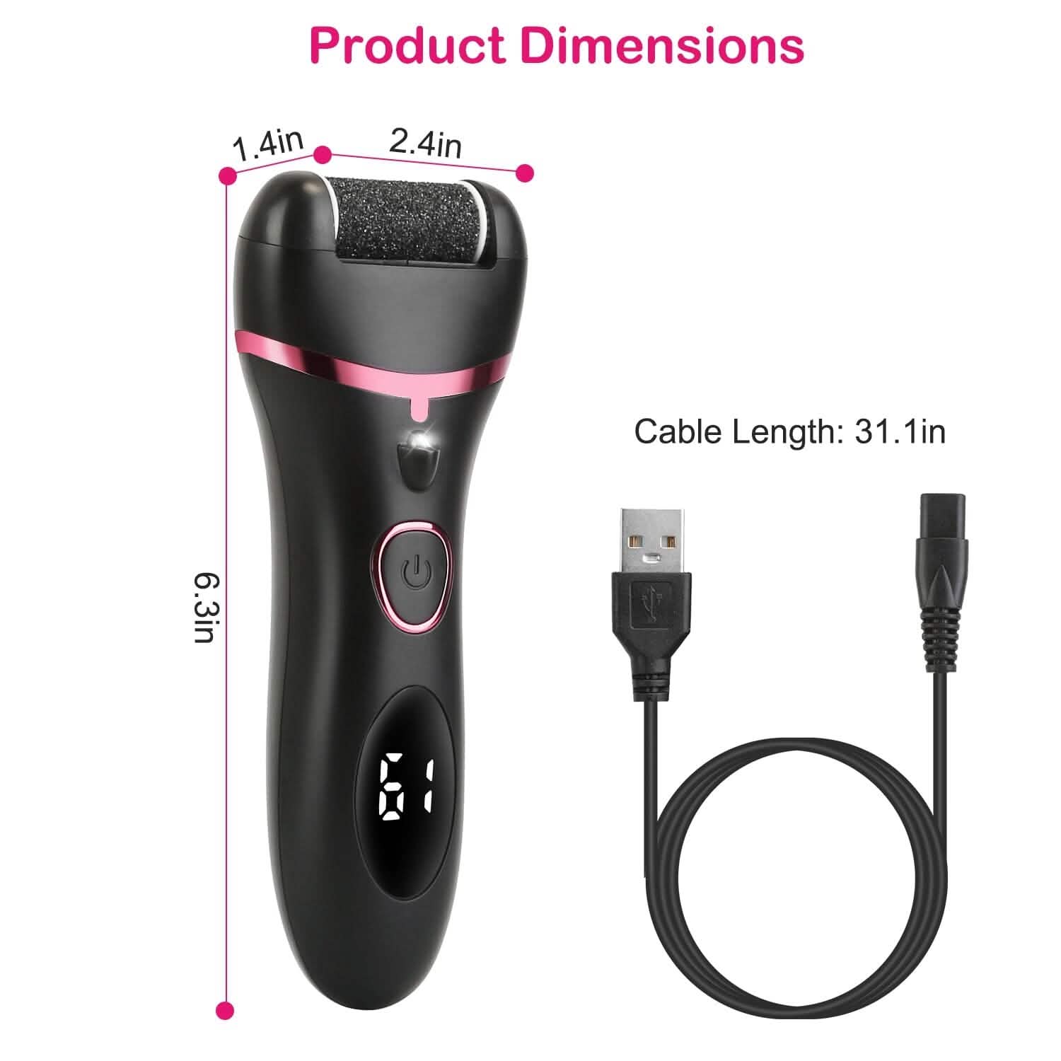 18-in-1 Electric Foot Callus Remover Tool Beauty & Personal Care - Tophatter Daily Deals