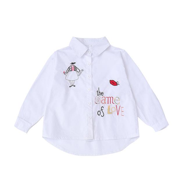 Big child girl hipster shirt Lip 0 - Tophatter Daily Deals