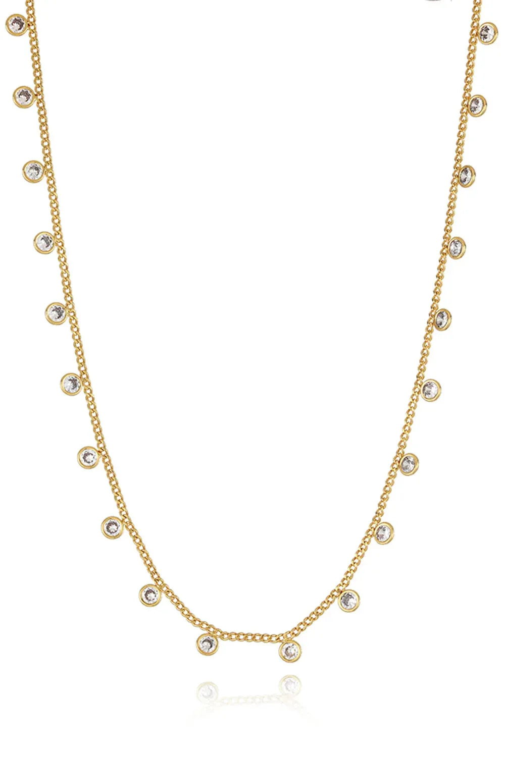Zircon Decor Copper Necklace Necklaces - Tophatter Daily Deals