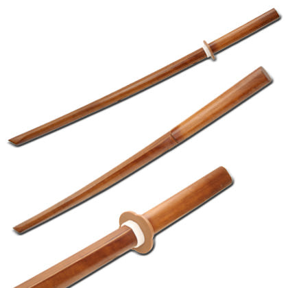 Practice Kendo Katana Hardwood Bokken Collectible Weapons - Tophatter Daily Deals