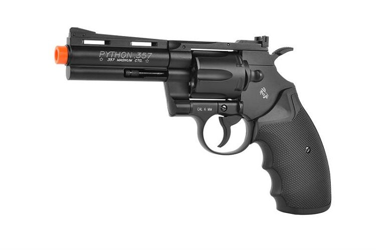 Full Metal Colt Python .357 4" Airsoft CO2 Revolver Pistol Shoots 420 FPS Collectible Weapons - Tophatter Daily Deals