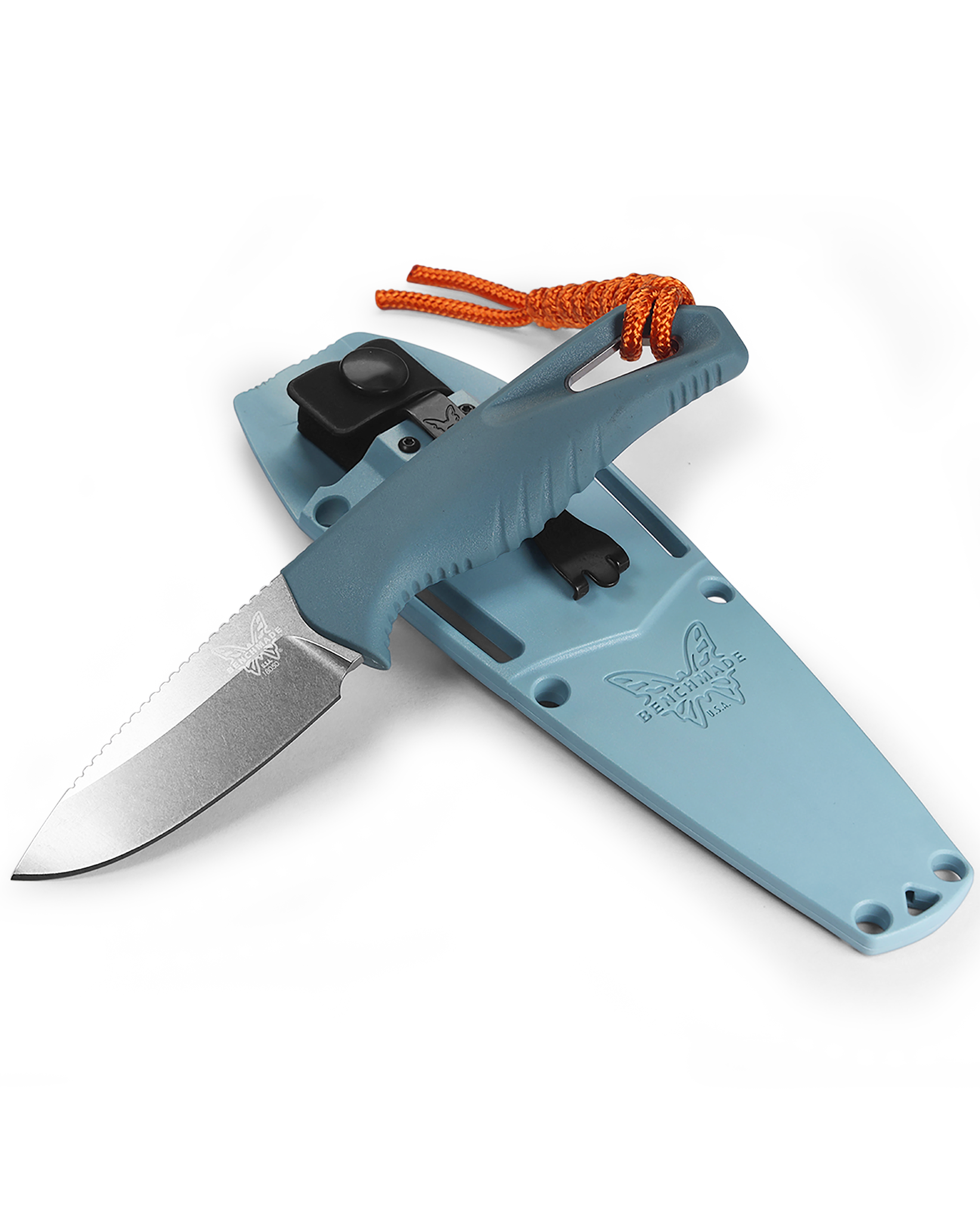 Benchmade Intersect - Depth Blue Santoprene Handle - CPM-Magnacut - 18050 Knives - Tophatter Daily Deals