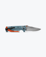 Benchmade Adira - Depth Blue Grivory Handle - Axis Lock - Serrated CPM-Magnacut - 18060S Knives - Tophatter Daily Deals