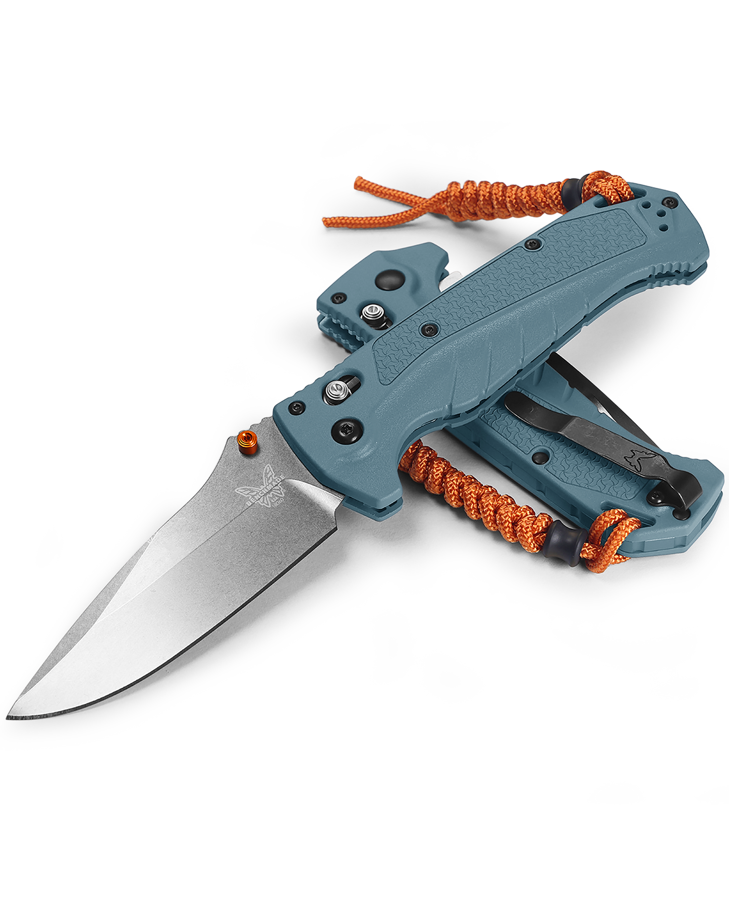 Benchmade Adira - Depth Blue Grivory Handle - Axis Lock - CPM-Magnacut - 18060 Knives - Tophatter Daily Deals