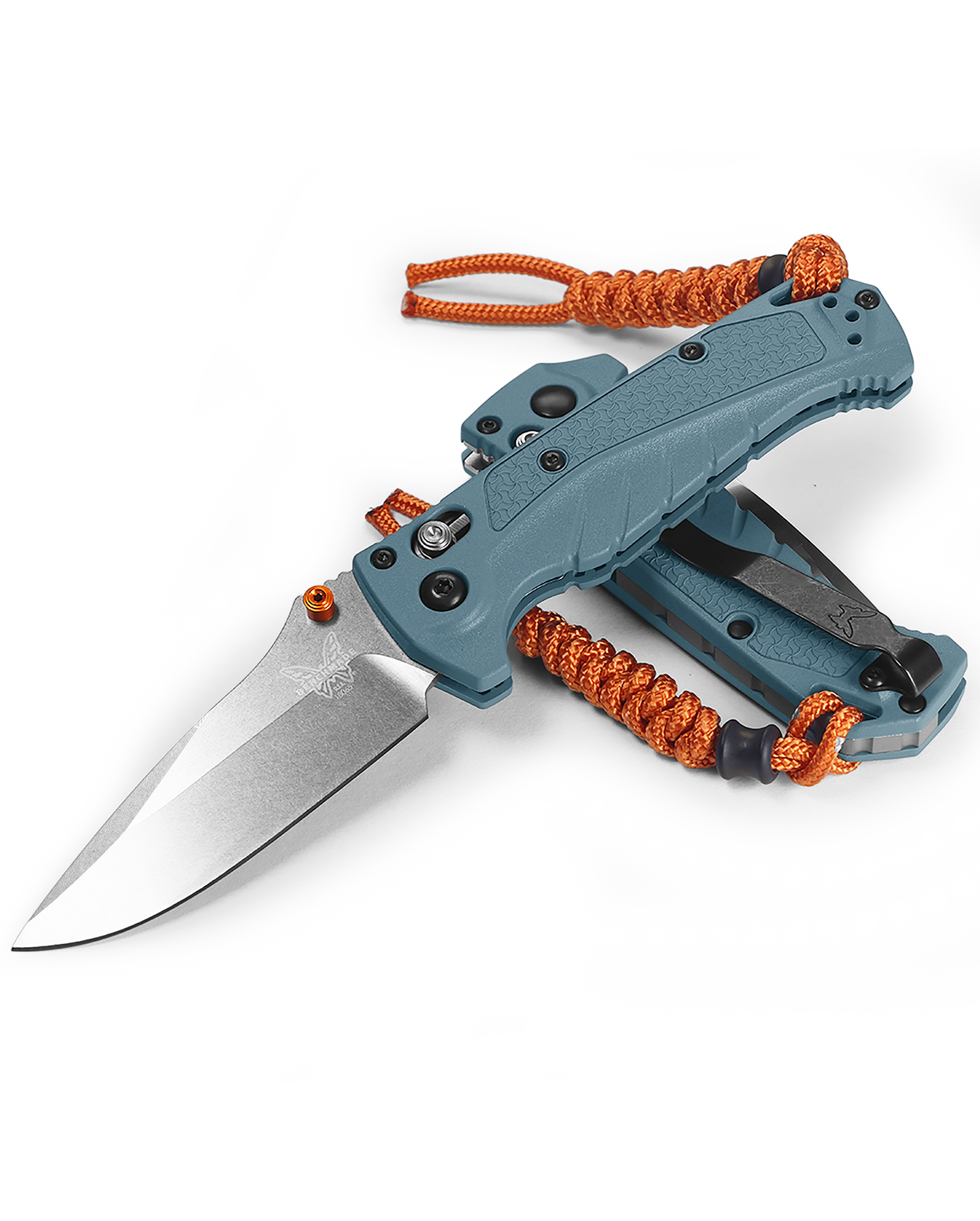 Benchmade Mini Adira - Depth Blue Grivory Handle - Axis Lock - CPM-Magnacut - 18065 Knives - Tophatter Daily Deals