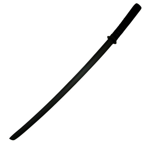Black Solid Wood Bokken Sword Collectible Weapons - Tophatter Daily Deals