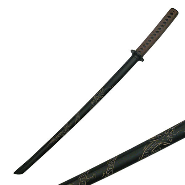Red Handle Hardwood Training Dragon Samurai Boken Sword - TOPHATTER'S ARMORY DEALS Collectible Weapons - Tophatter Daily Deals
