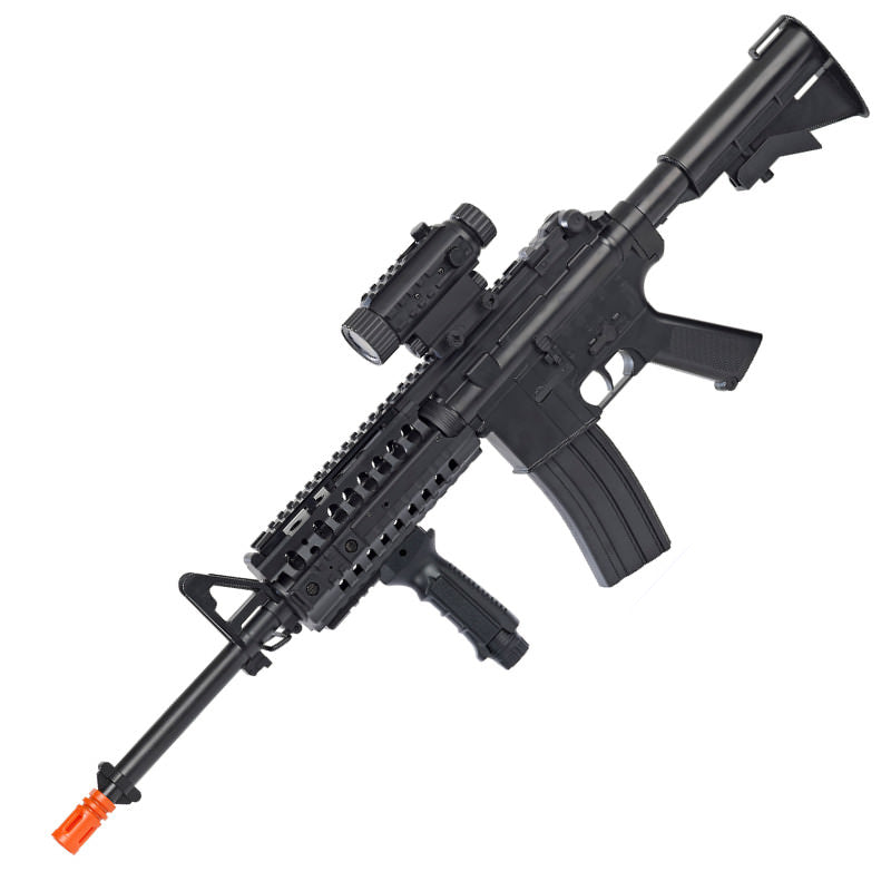 Colt M4 R.I.S Electric Rifle AEG Kit FPS-200 Collectible Weapons - Tophatter Daily Deals