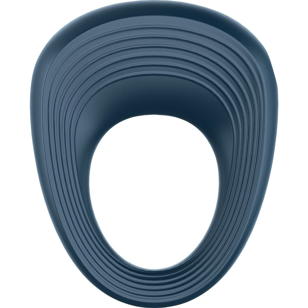 Satisfyer Rings Round Vibrating Silicone Cock Ring in Blue Vibrating Cock Ring - Tophatter Daily Deals