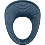 Satisfyer Rings Round Vibrating Silicone Cock Ring in Blue Vibrating Cock Ring - Tophatter Daily Deals