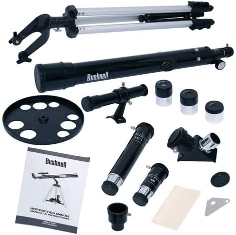 Bushnell Refractor 600x50mm (300X) Telescope, Deep Space Viewing Telescope - Tophatter Daily Deals