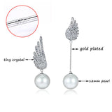 Angel Wing Earrings 0 - Tophatter Daily Deals