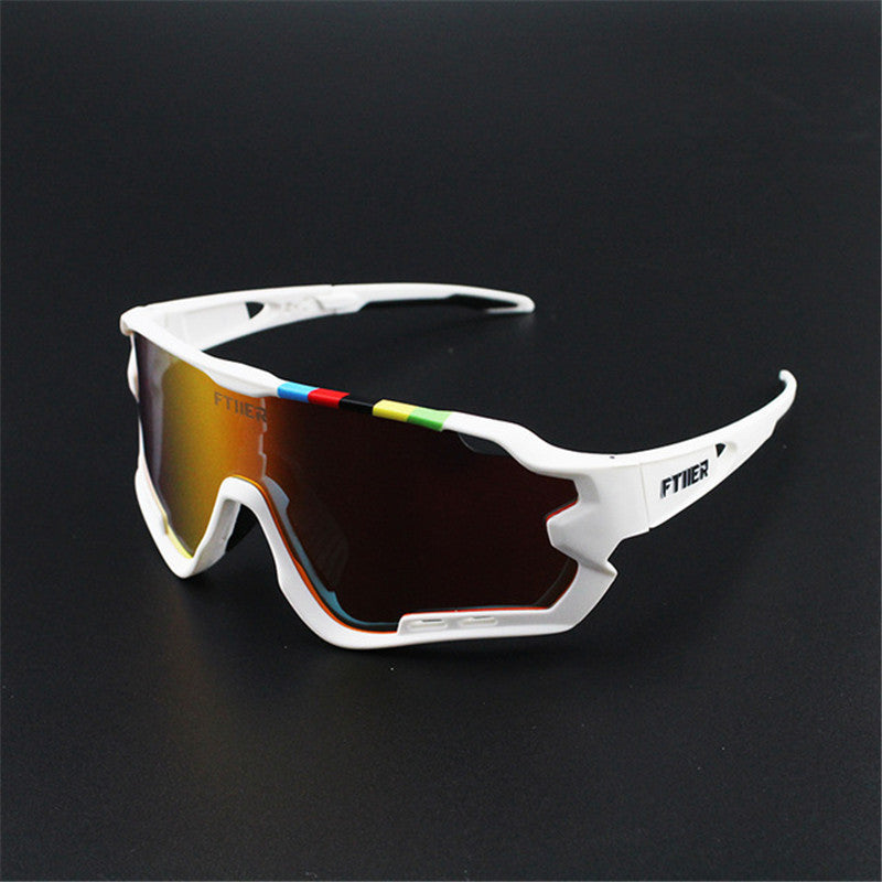 Bicycle glasses sunglasses goggles Color bar 0 - Tophatter Daily Deals