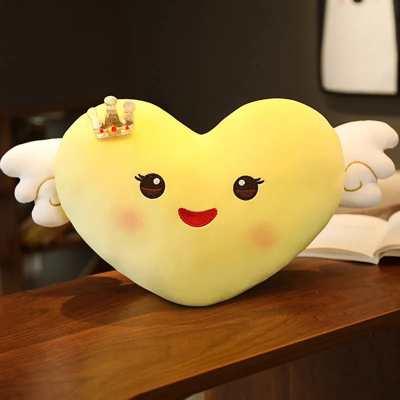 Angel Wings™ Plush Pillow Light Yellow A Pillows - Tophatter Daily Deals