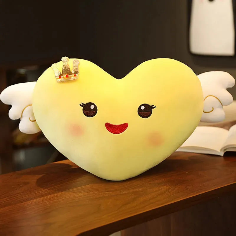 Angel Wings™ Plush Pillow Light Yellow A Pillows - Tophatter Daily Deals