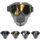 American full face anti-impact tactical skull mask 0 - Tophatter Daily Deals