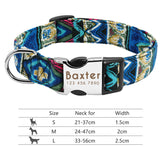 Adjustable Nylon Dog Collar Personalized Dogs Cat ID 013Blue 7 - Tophatter Daily Deals