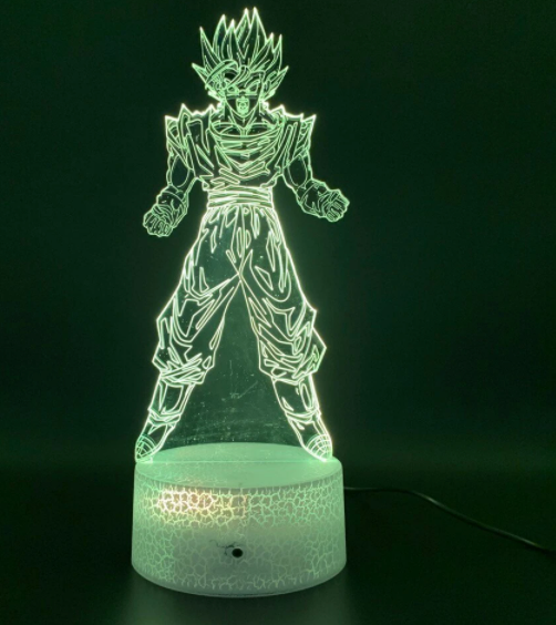 3D night light Crack Remote control 0 - Tophatter Daily Deals