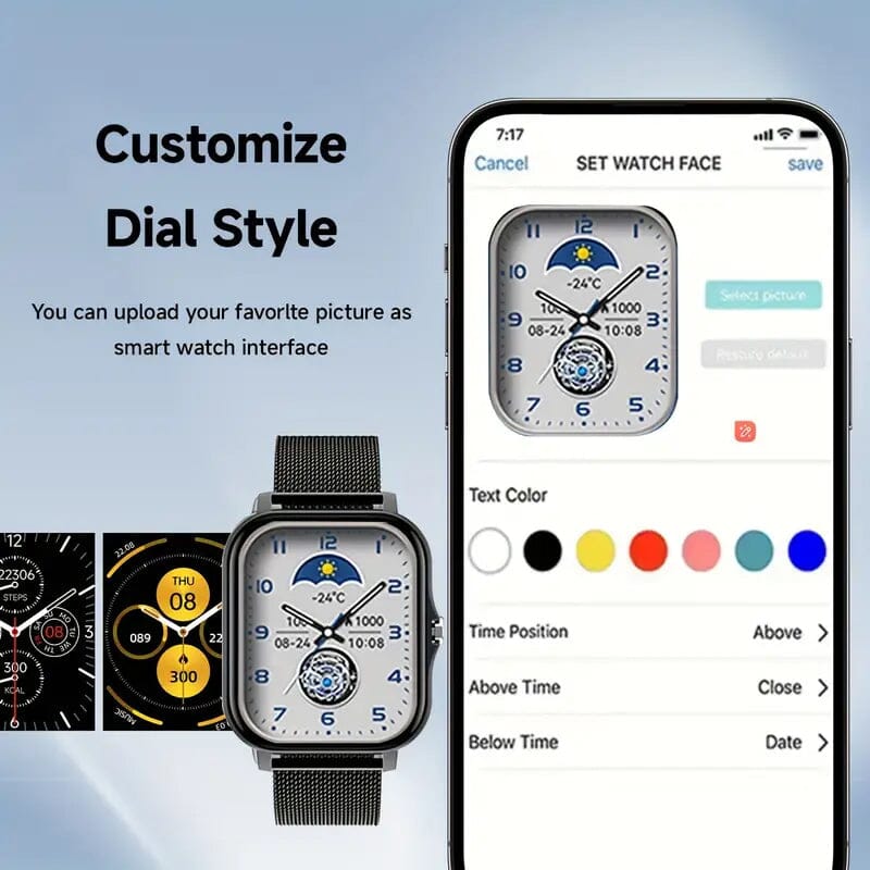 Full Touch Screen Smart Watch Unbranded Smart Watch - Tophatter Daily Deals