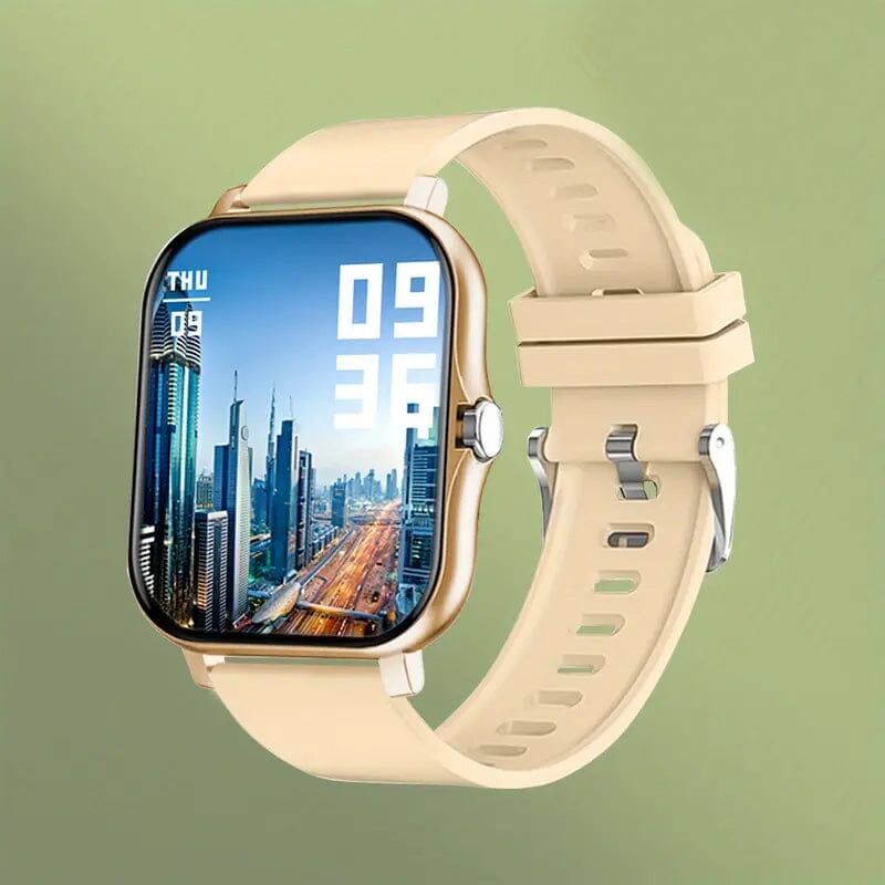 Full Touch Screen Smart Watch Gold Unbranded Smart Watch - Tophatter Daily Deals