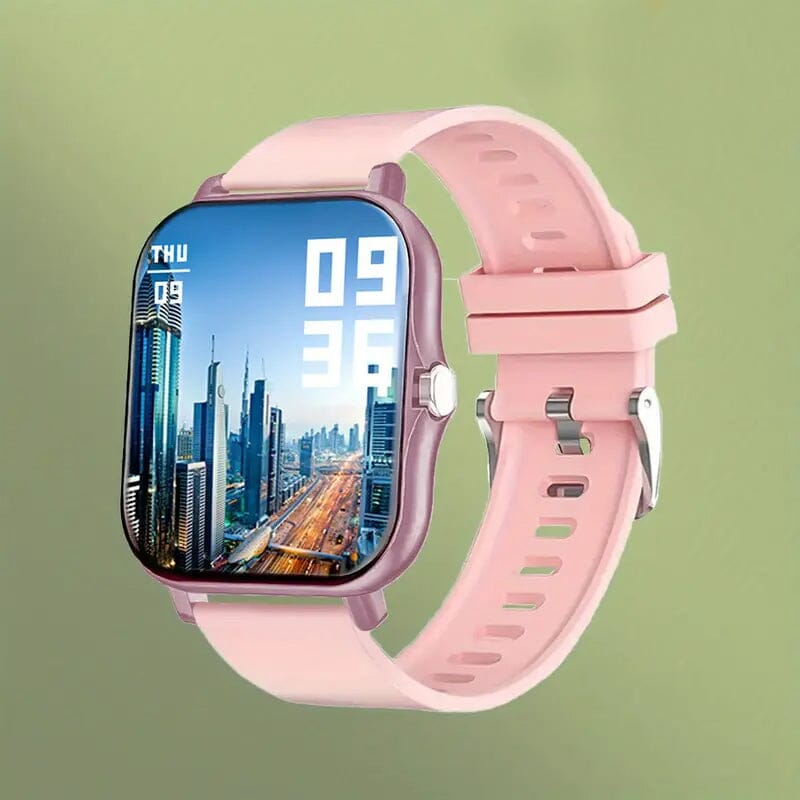 Full Touch Screen Smart Watch Pink Unbranded Smart Watch - Tophatter Daily Deals