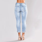 Black jeans with embroidered feet 0 - Tophatter Daily Deals