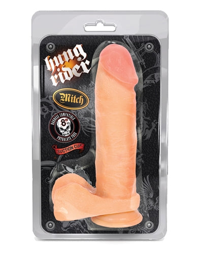 Hung Rider Mitch Realistic Textured 8 Inch Dildo with Girthy Design > Dildos > Realistic Dildos - Tophatter Daily Deals
