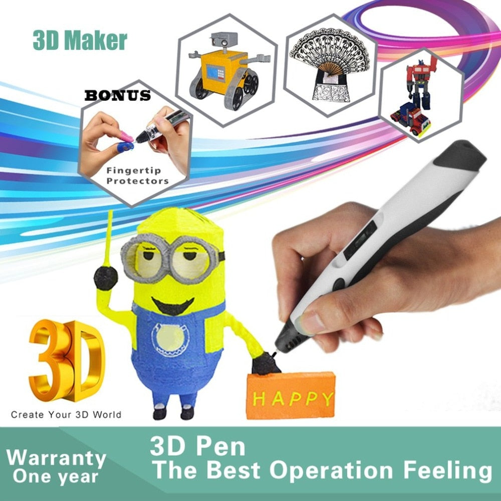 3D painting graffiti pen 0 - Tophatter Daily Deals
