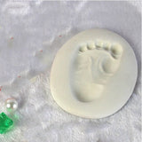 Baby Baby Hand And Foot Print Pad Photo Frame White clay 0 - Tophatter Daily Deals