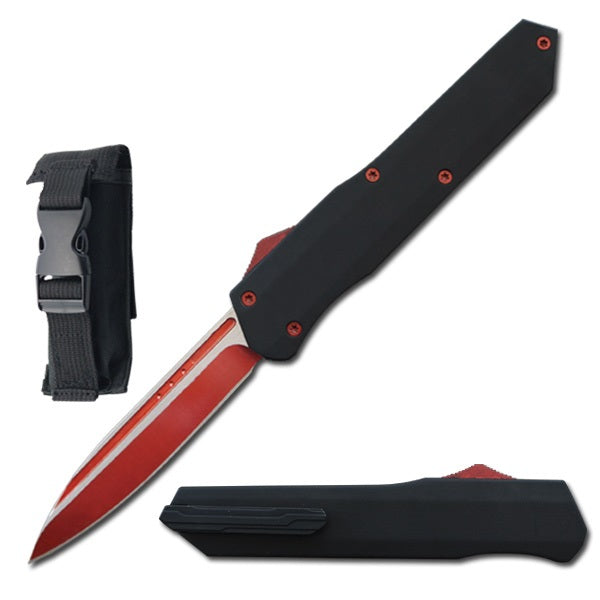 8.75" Splash Zone OTF Automatic Out the Front Pocket Knife - Tophatter's Guns'N'Weapons Store Collectible Weapons - Tophatter Daily Deals