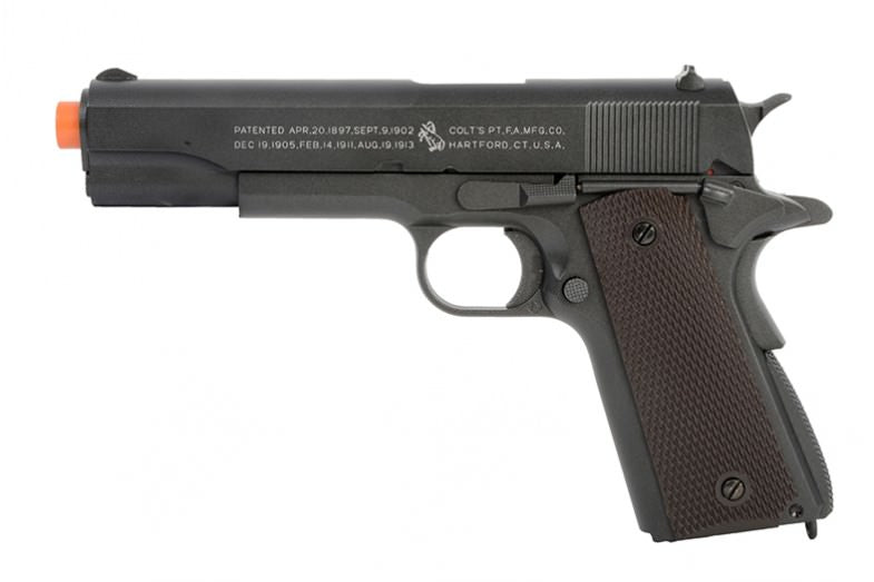 Colt 100th Anniversary Licensed Full Metal M1911 A1 Airsoft CO2 Blowback - TOPHATTER'S ARMORY DEALS Collectible Weapons - Tophatter Daily Deals