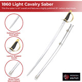 1860 Light Cavalry Saber historical period - Tophatter Daily Deals